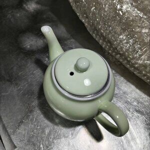 Simple Stone-Look Ceramic Teapot